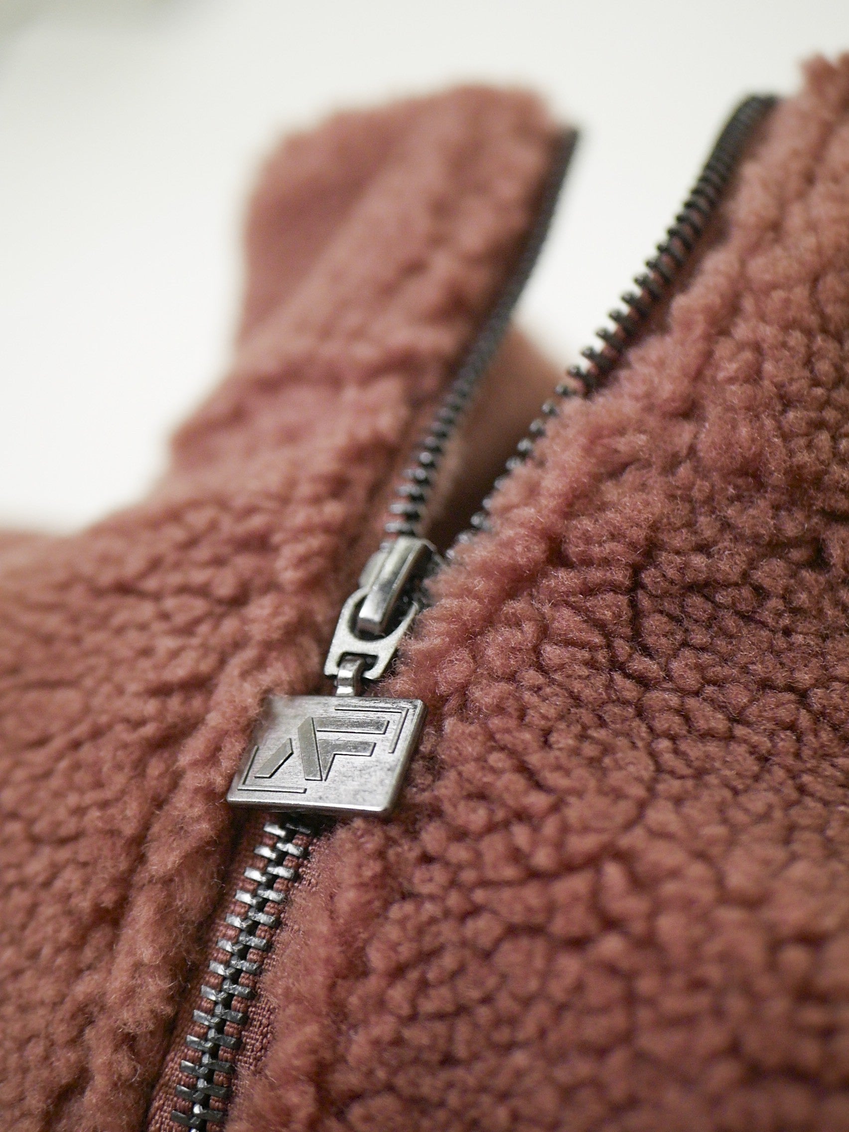 'AMOR FATI' Pastel Rose Gold Unisex Quarter Zip