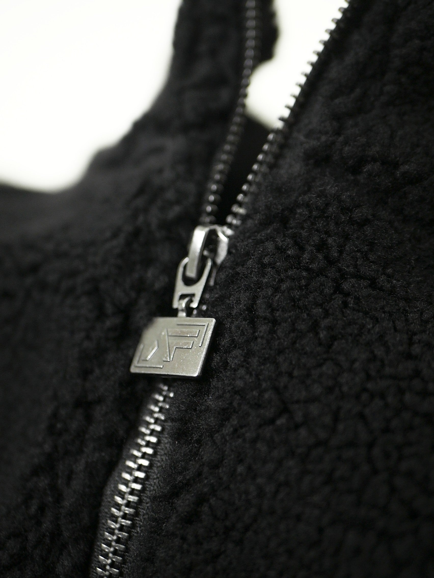 AMOR FATI Sable Black Unisex Quarter Zip